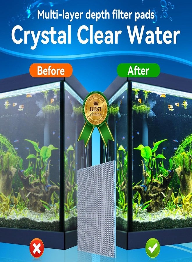 VAYINATO® (Pack of 3) Upgraded 8D Multi Layer 40 * 10 Cm Reusable Aquarium and Koi Pond Filter Media Sponge for Cyrstal Clear Water | No Clog | Washable by Petzlifeworld - Image 3